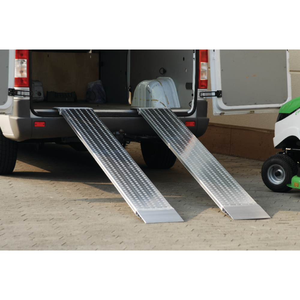 Verladeschiene Aluminium L3000xFB200 mm ohne Rand Tragkraft 310 kg/Paar