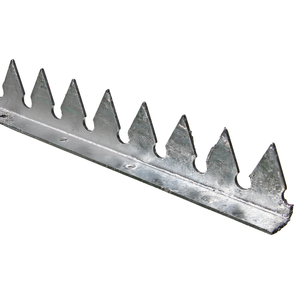 Zackenleiste 2m feuerv. zum Aufschrauben 41x14mm