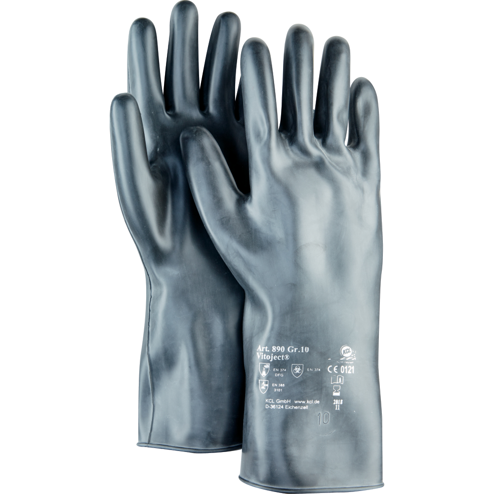 Honeywell Chemikalienschutzhandschuh Vitoject® 890 schwarz Gr.11