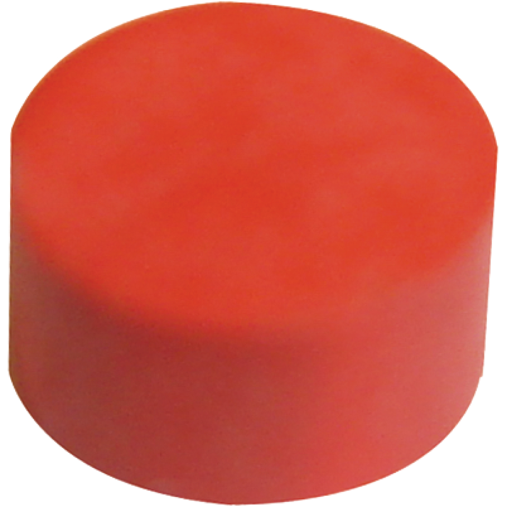 Gummi-Schwimmer-Puffer rot, außen-d=10mm H=5,5mm