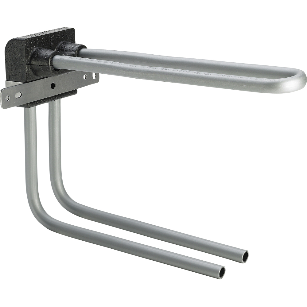 Viega Heizkörperanschlussblock Raxofix 5397.7 in 16mm Kunststoff grau