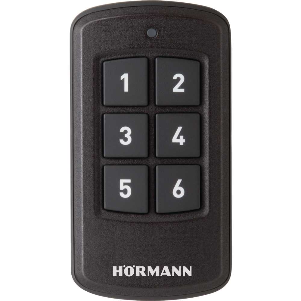 Handsender Industrie BiSecure HSI 6 BS 6 Tasten mit Gürtelclip und Umhängeband