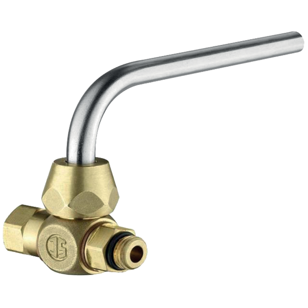 FORMAT Tec Probenahmeventil 1/4" mit Adapter auf 3/8", Rotguss