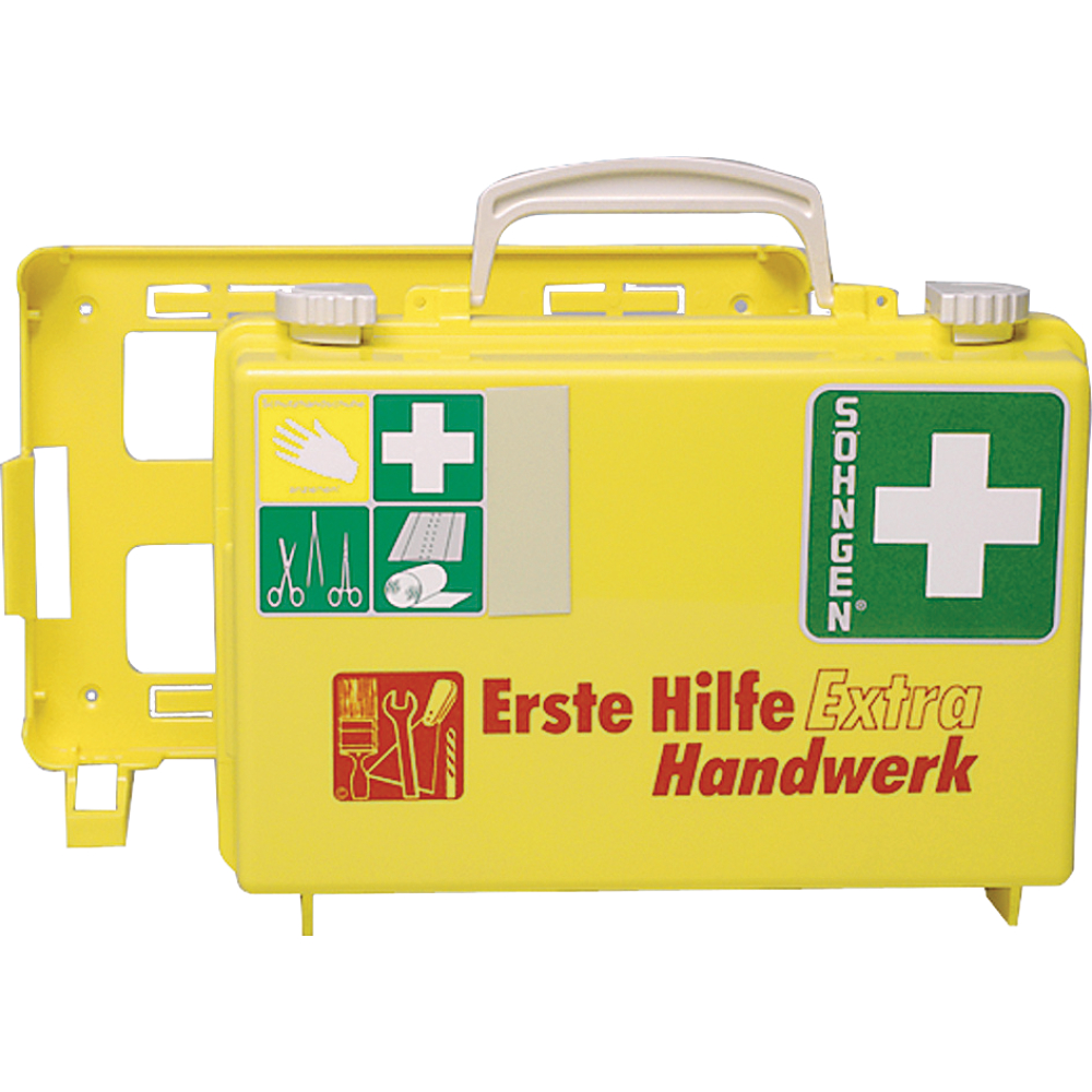 Söhngen Erste-Hilfe-Koffer QUICK-CD Extra HANDWERK gelb
