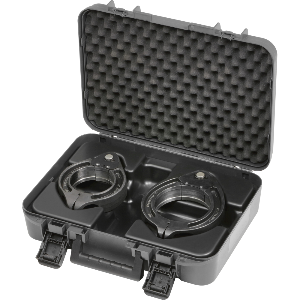 Viega Werkzeugset 4296.5XL mit Pressringen in 3 und 4 Zoll