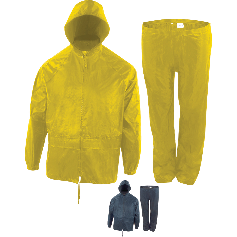 Regenset (Hose/Jacke) blau Gr.L