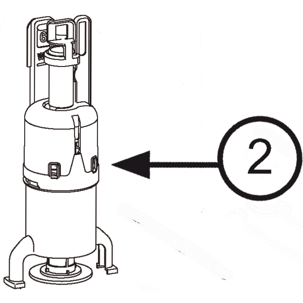 Ersatzteil FORMAT Tec Auslaufventil für UP-Spülkasten XS/XT