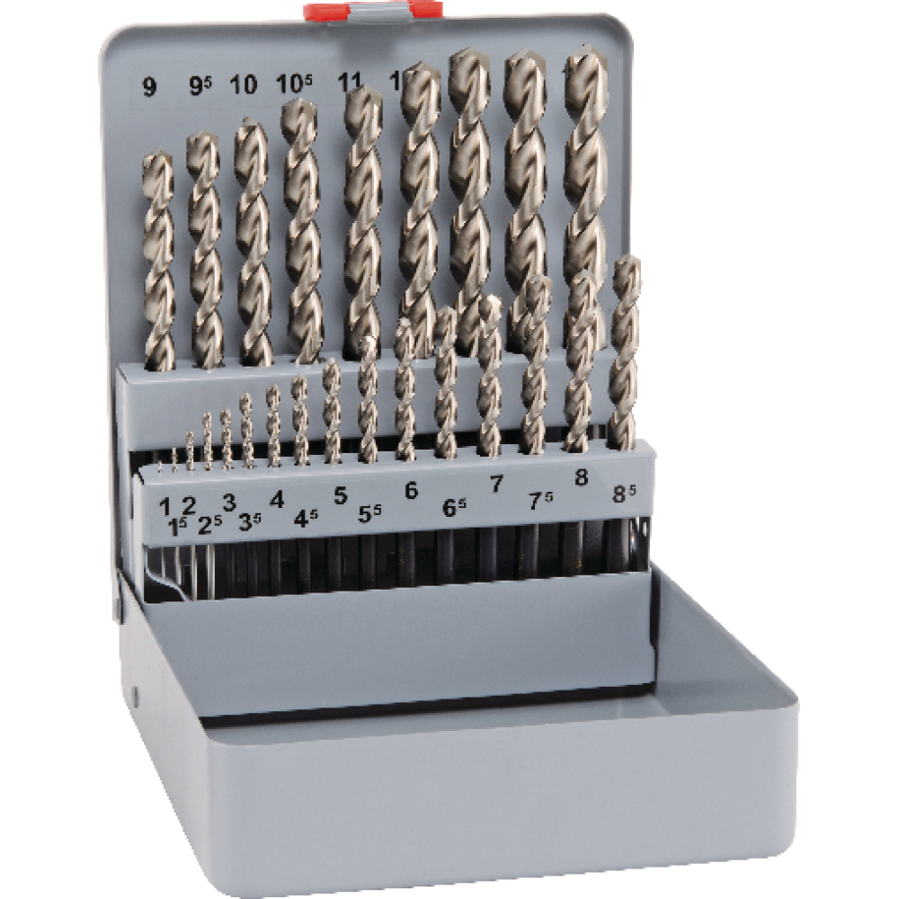 Maykestag Spiralbohrer-Satz D338 HSSE 1-13mm 25tlg