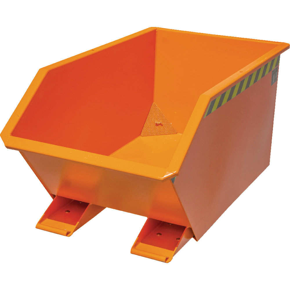 Späne-Kippbehälter 750 l GU-E750,lack.,RAL2000
