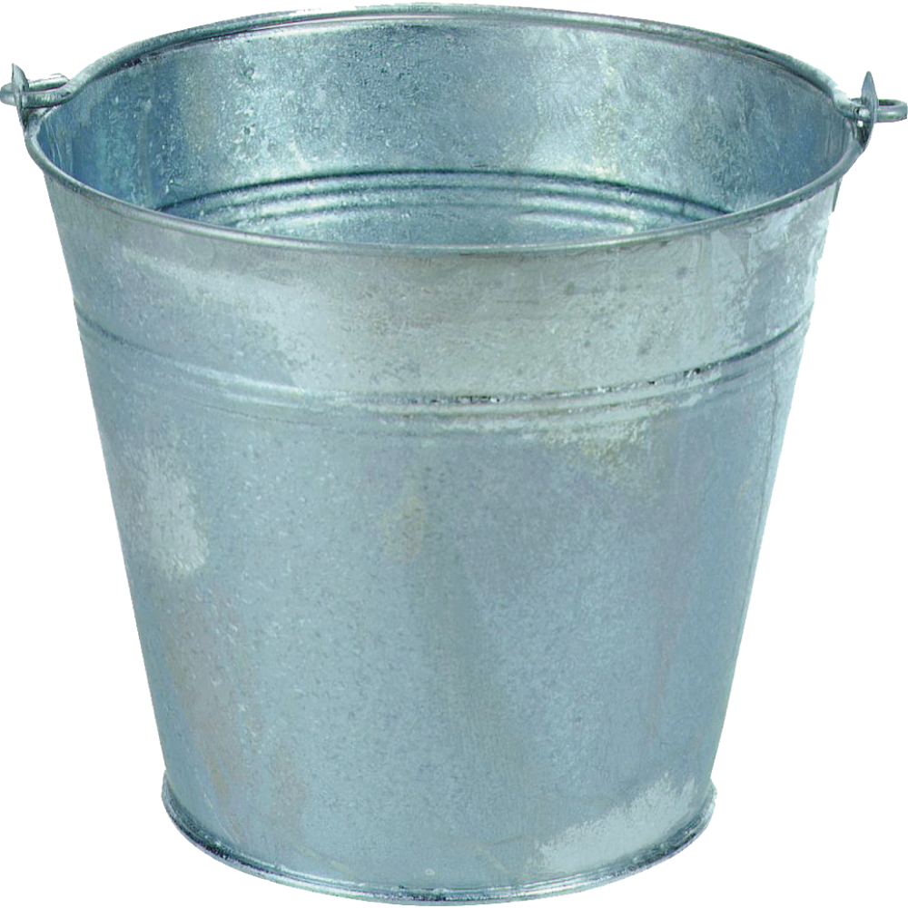 Baueimer verzinkt 12l