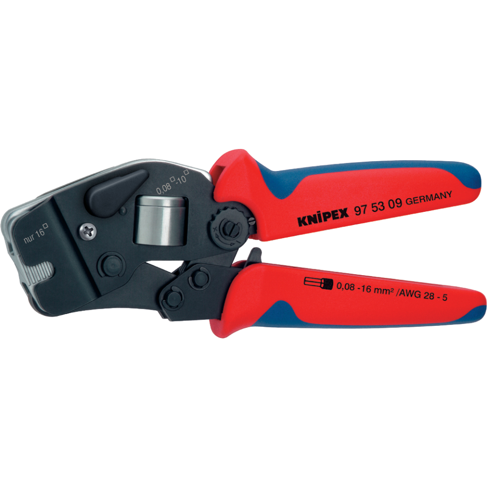 Aderendhülsenzange Knipex 0,08-10+16qmm Fronteinf.
