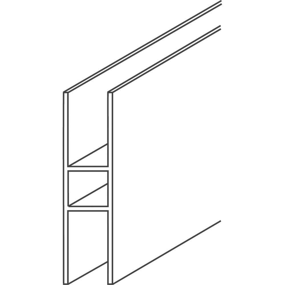 alwo® 90-Alu-H-Zwischenspros- se 6 6000mm pressblank