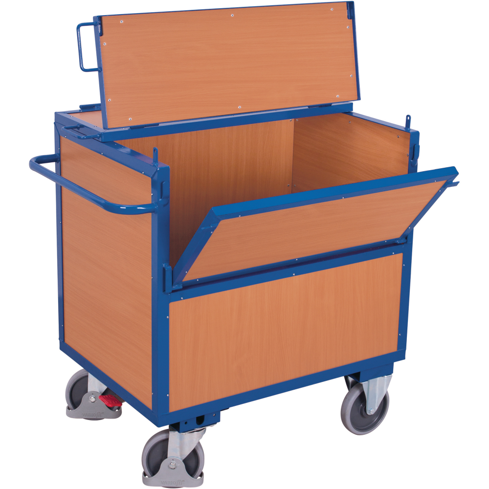 Holzkastenwagen m.Deckel 500 kg 1170x770 mm