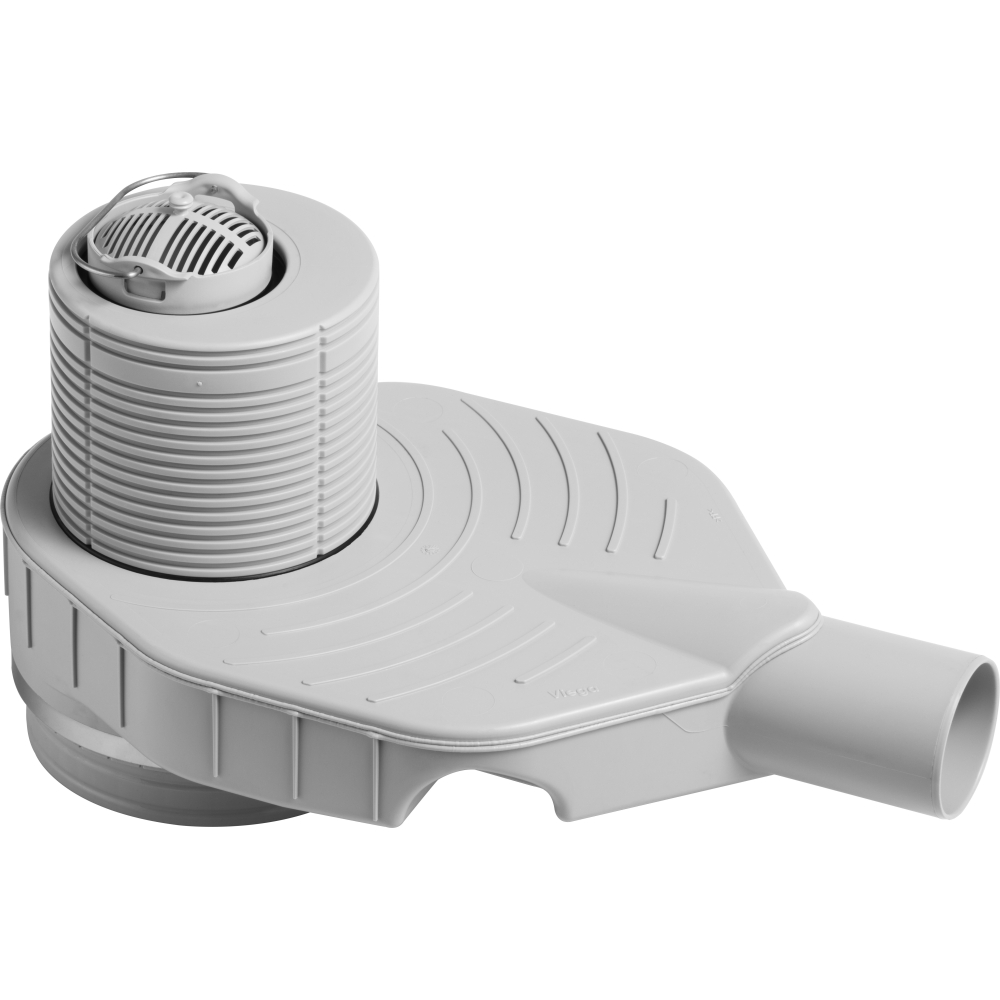 Viega Ablauf 4927.2 in DN50 Kunststoff grau