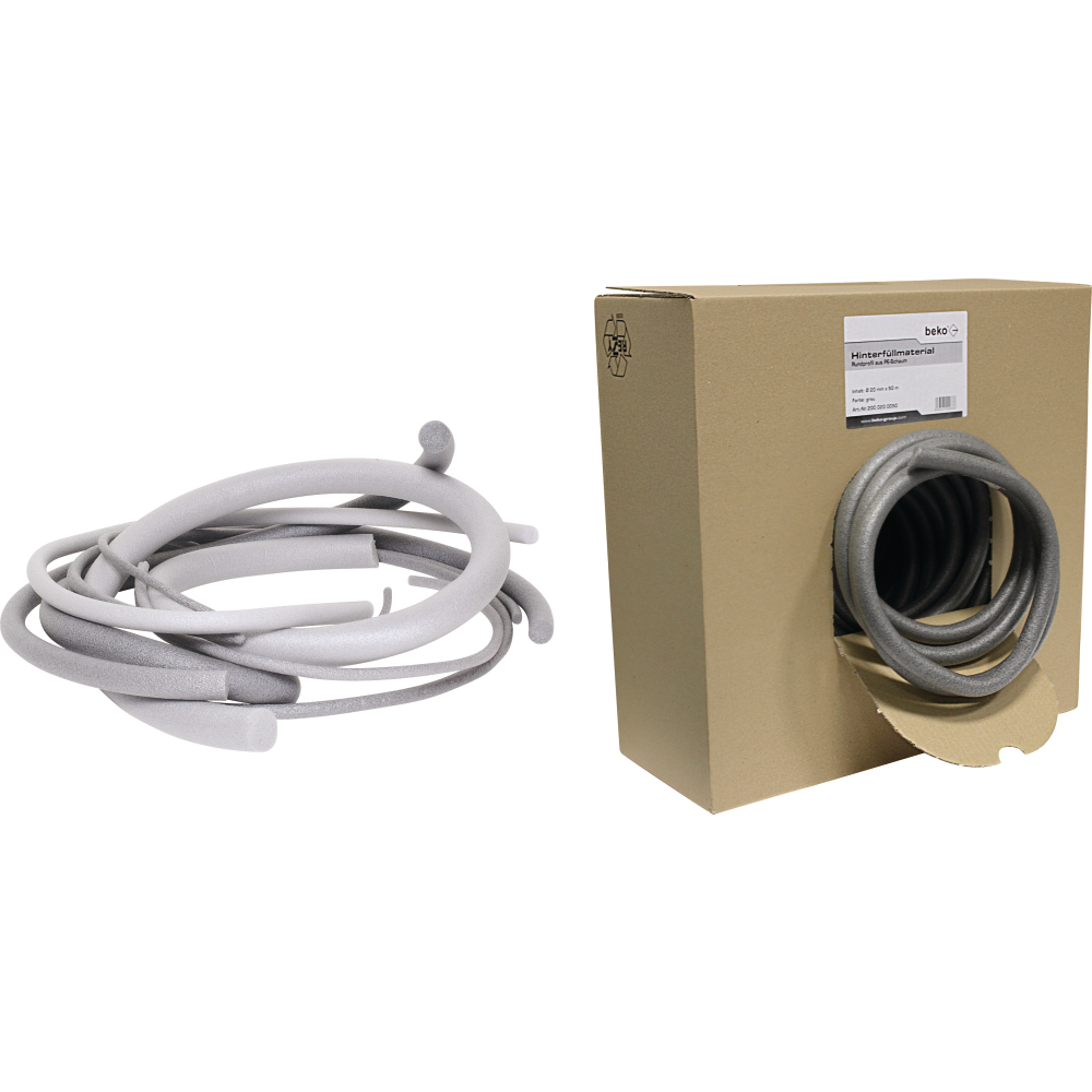 Hinterfüllmaterial D=15mm Rundprofil 5m grau