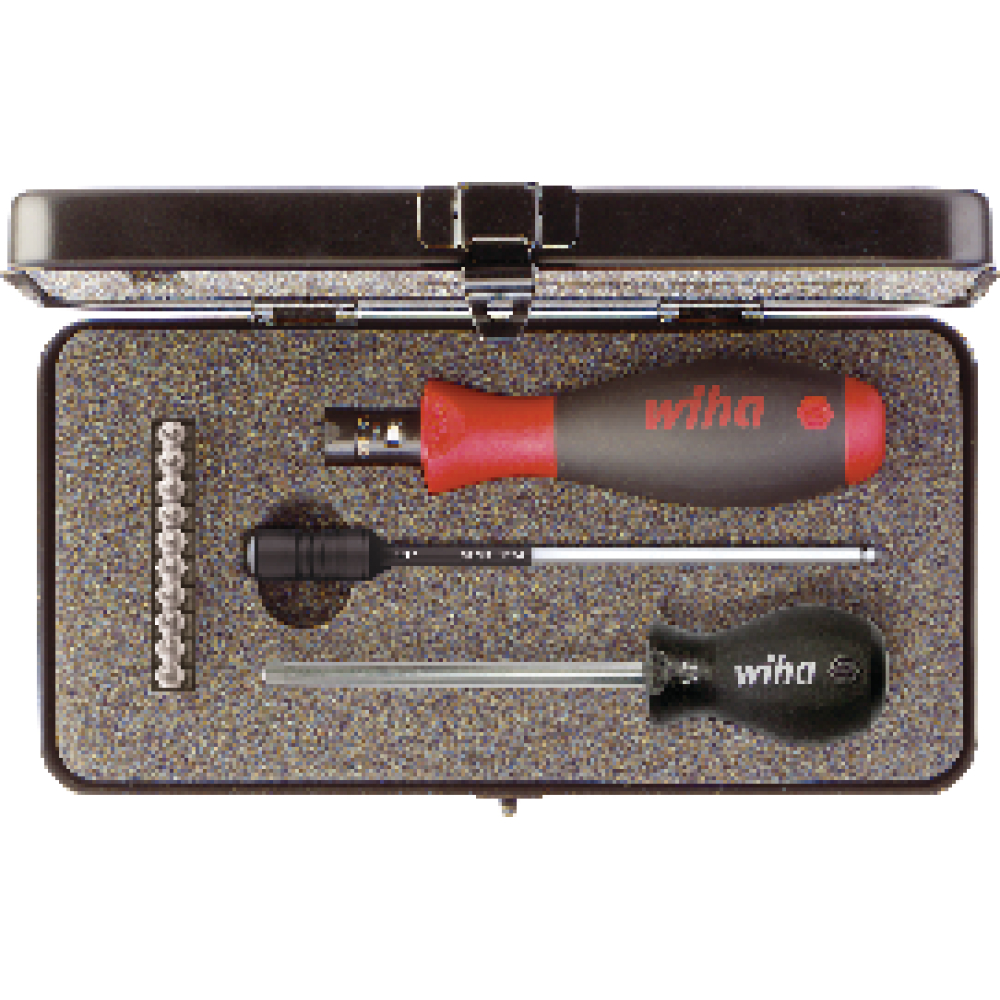 Wiha Drehmoment-Schraubendreher Set TorqueVario®-S 0,8-5Nm T+IP 14tlg.