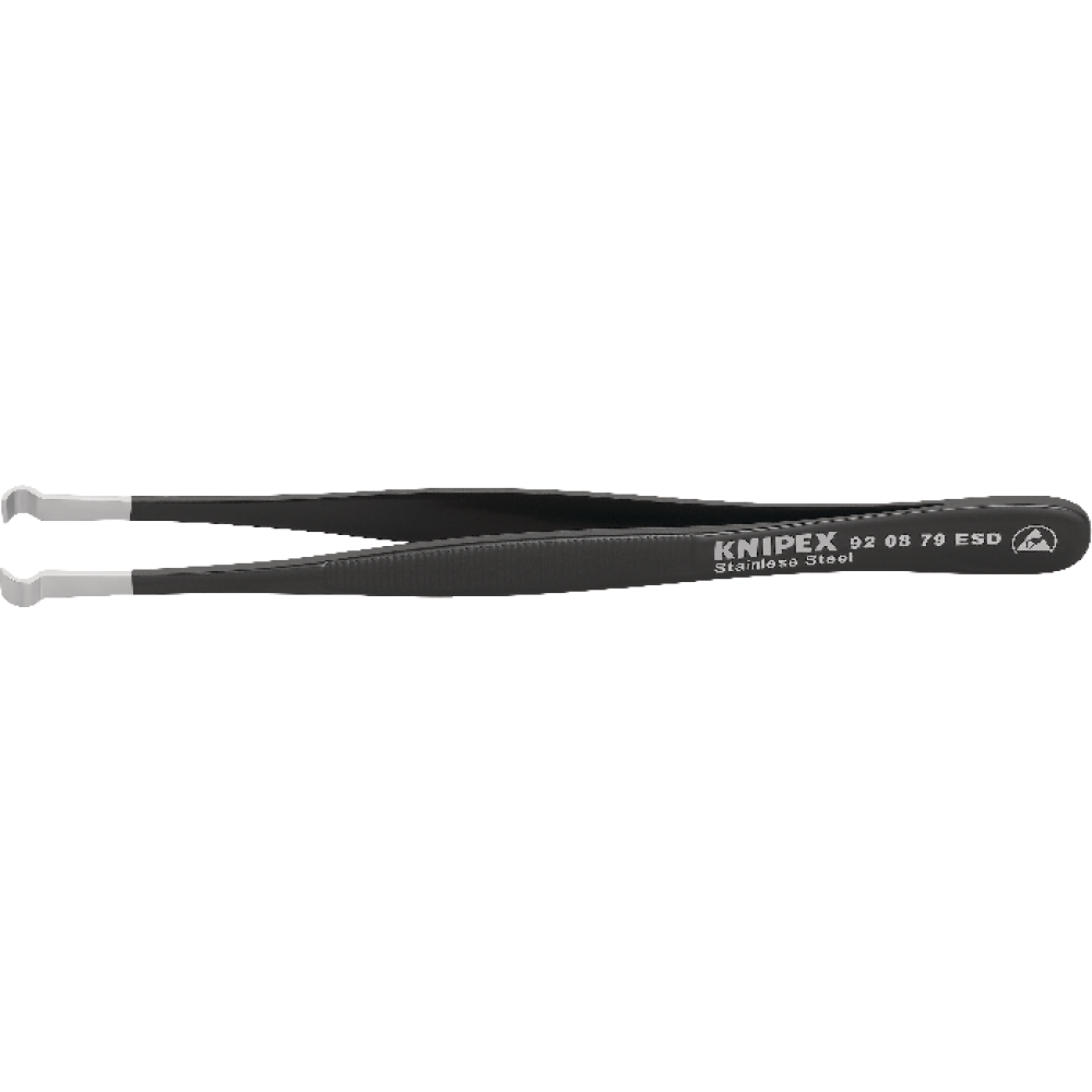 Pinzette ESD 120mm schwarz KNIPEX