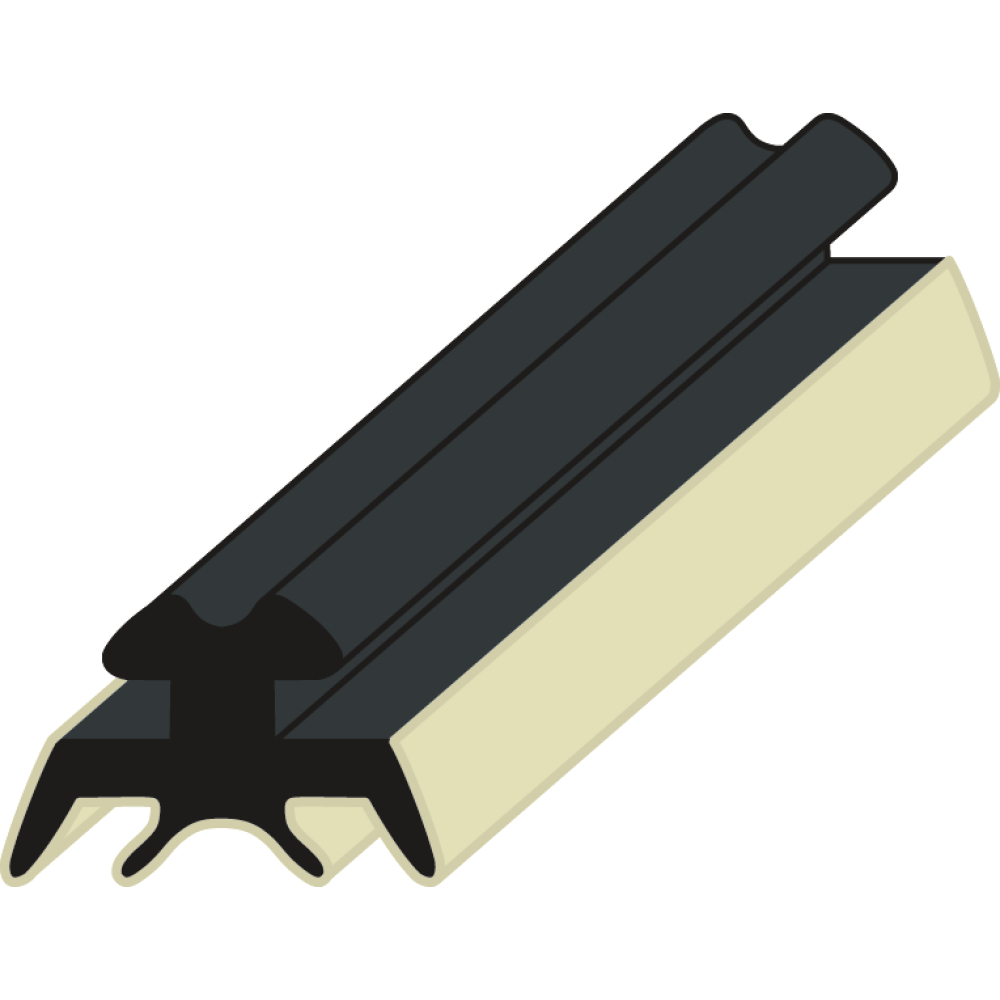 EPDM Rippendichtung 132515 grün