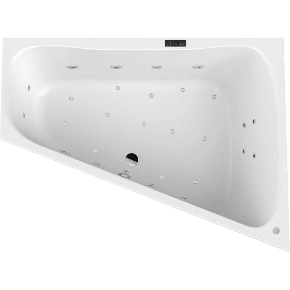 FORMAT Design Trapez-Poolwanne 170/120x65, ComfP, Rückend. re, we, re