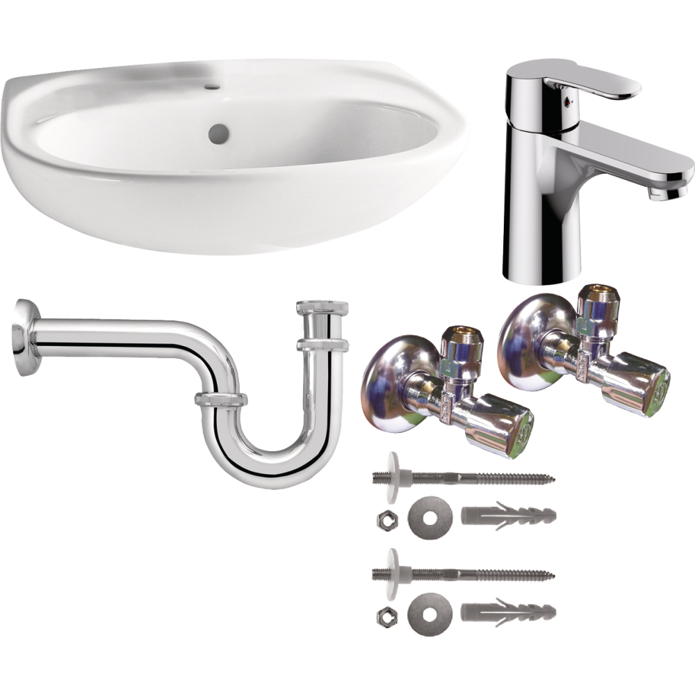 Waschtisch-Anlage 2 FORMAT Basic 55cm