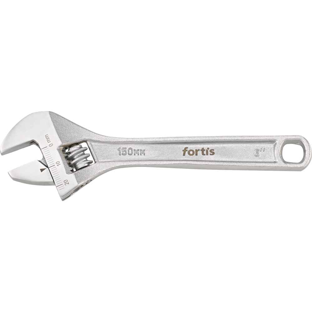 FORTIS Rollgabelschlüssel 6" 150mm verchromt