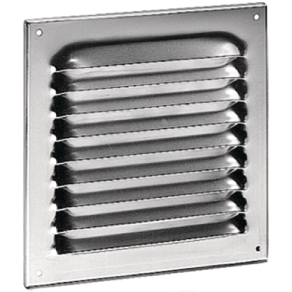Wetterschutzgitter Aluminium weiß