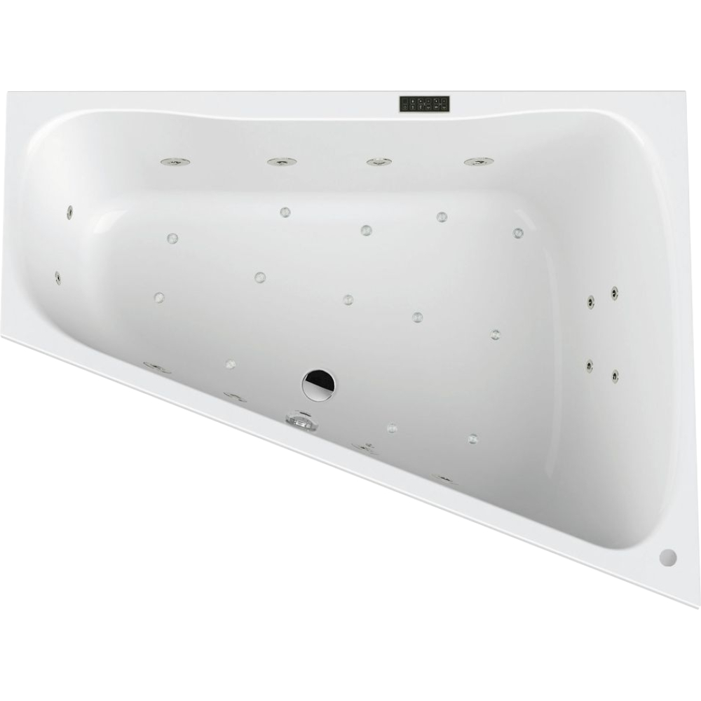 FORMAT Design Trapez-Poolwanne 175/135x65, ComfP, Rückend. re, we, re
