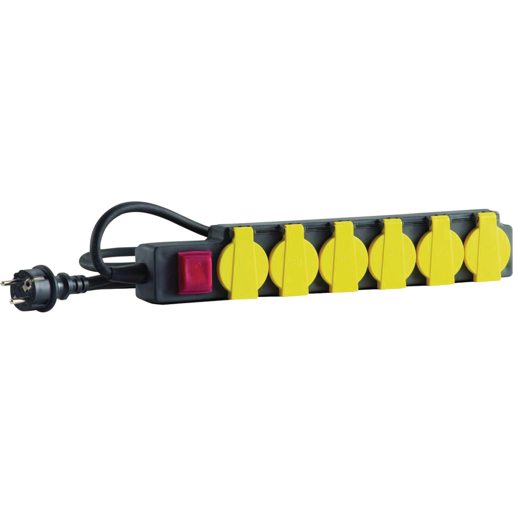 Steckdosenleiste IP44 3,0m 6-fach H07RN-F3G1,5