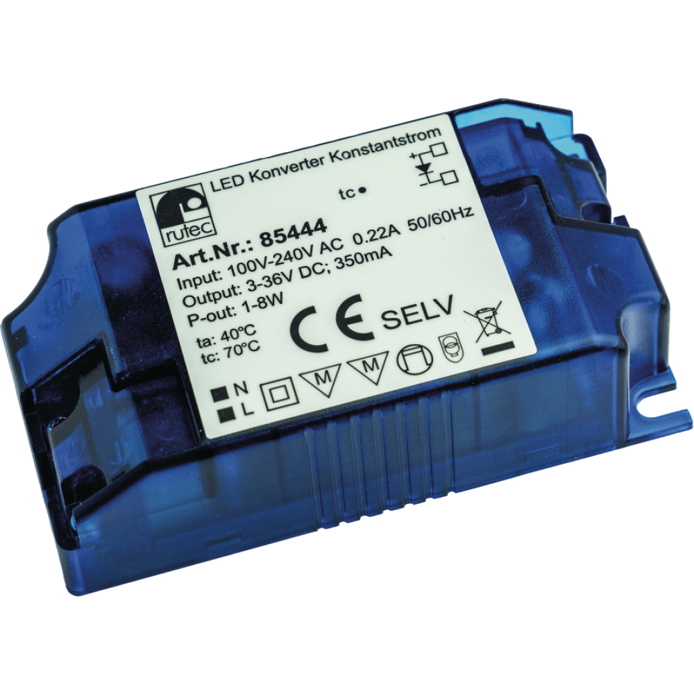 LED-Konverter 350mA 1-8W 3-36V IP20