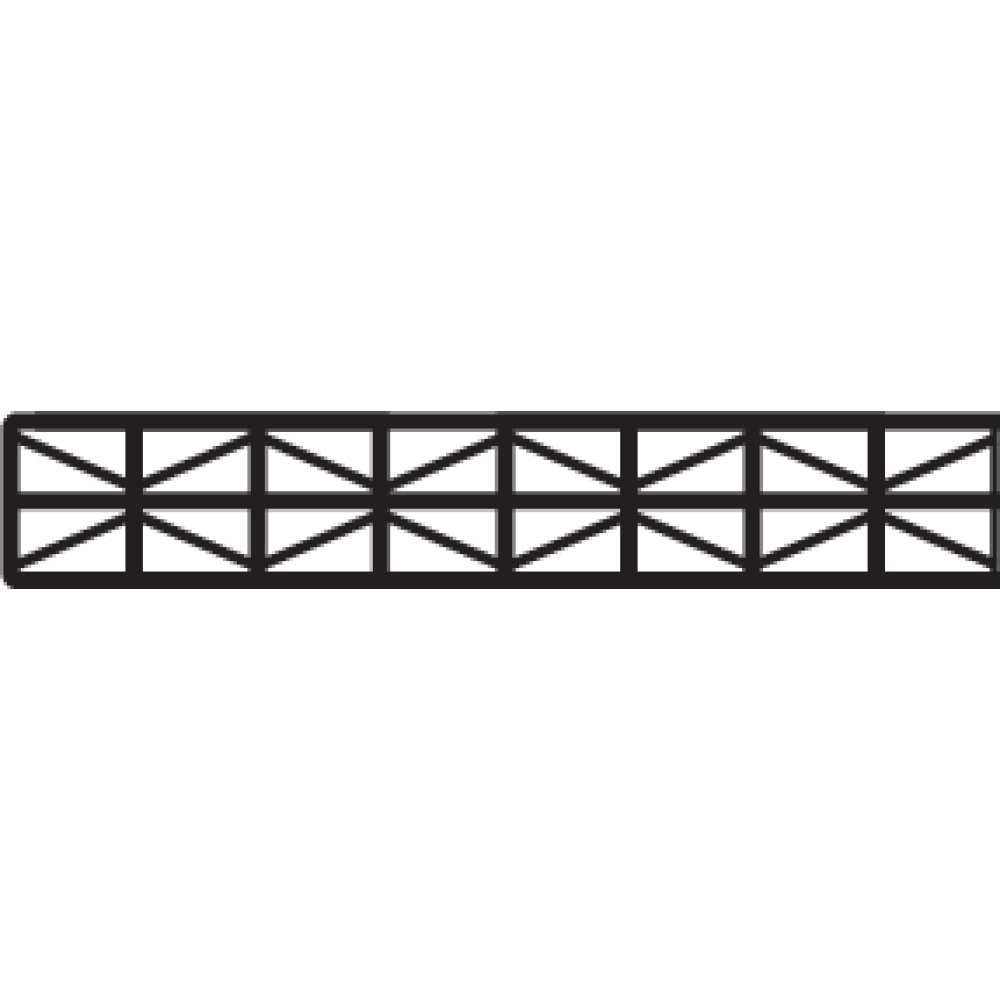 Stegfünffachplatte Exolon® multi UV 5X/16-25 980x6000x16mm anthrazitgrau