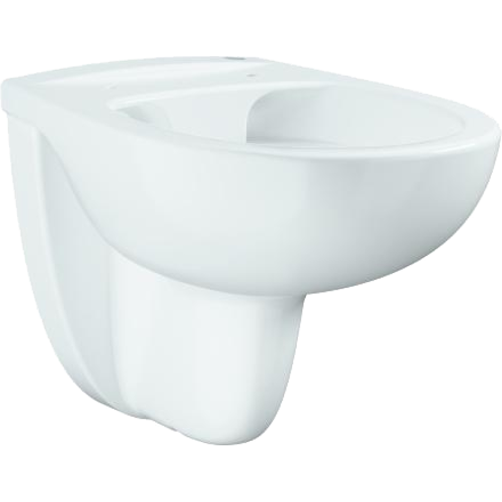 GROHE Wand-Tiefspül-WC Bau Keramik spülrandlos, Abgang waagerecht, weiß
