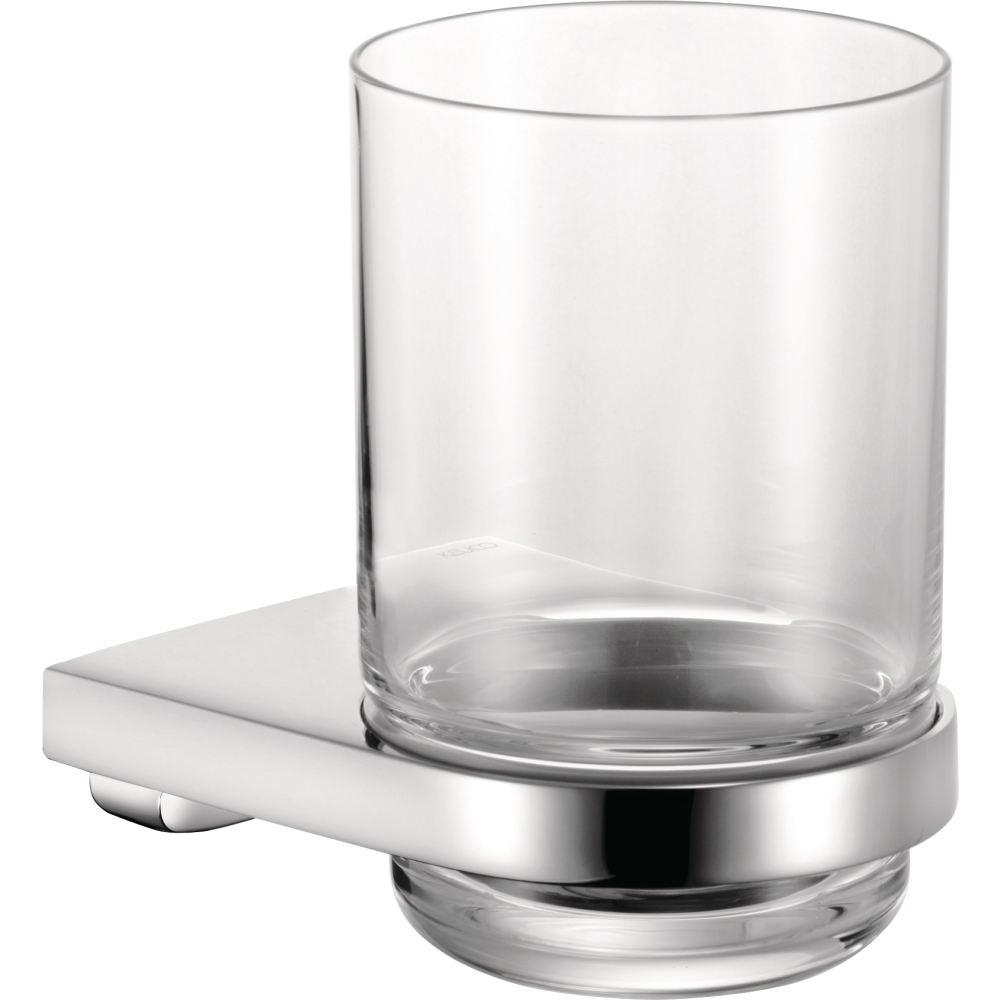 Glashalter Wandmodell verchromt Moll Keuco