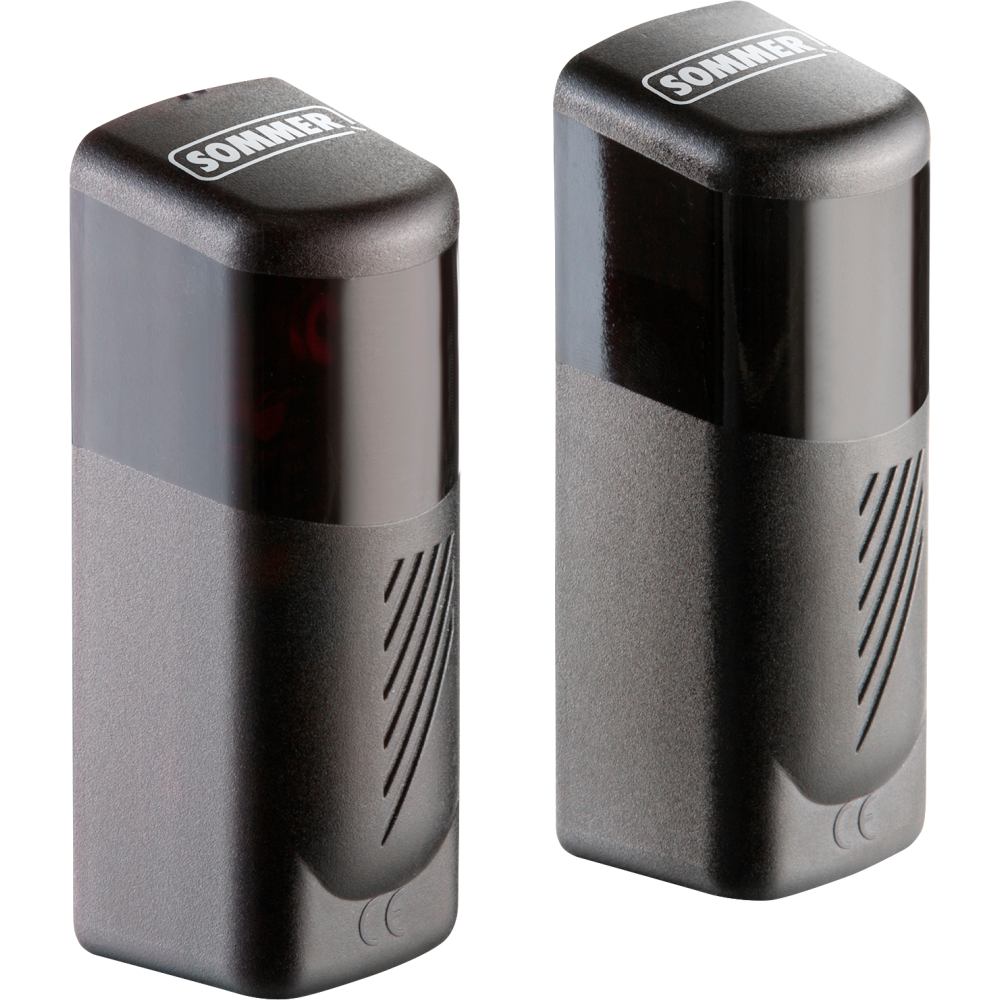 Einweg-Lichtschranke IP55 drehbar 180° AC/DC 12-24V Batterieversion SOMMER