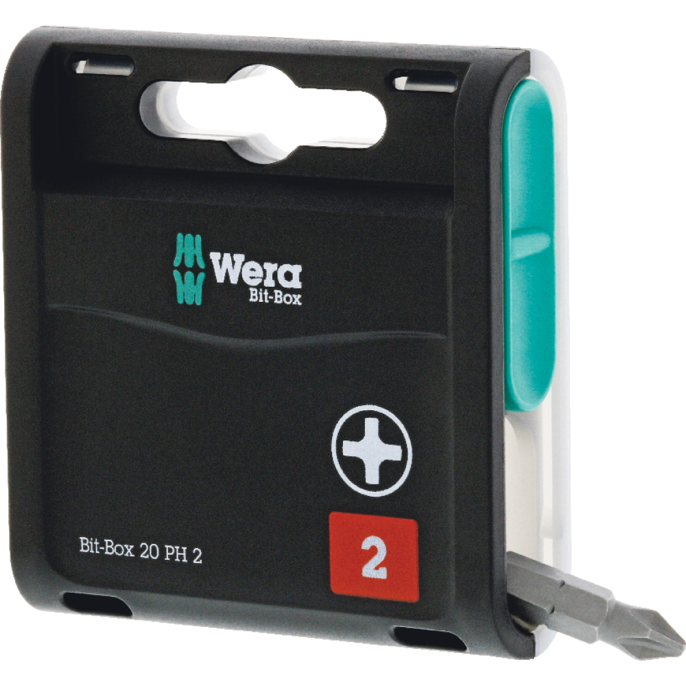 Bit-Box 20H mit 20Stück Bits PH2x25mm Wera