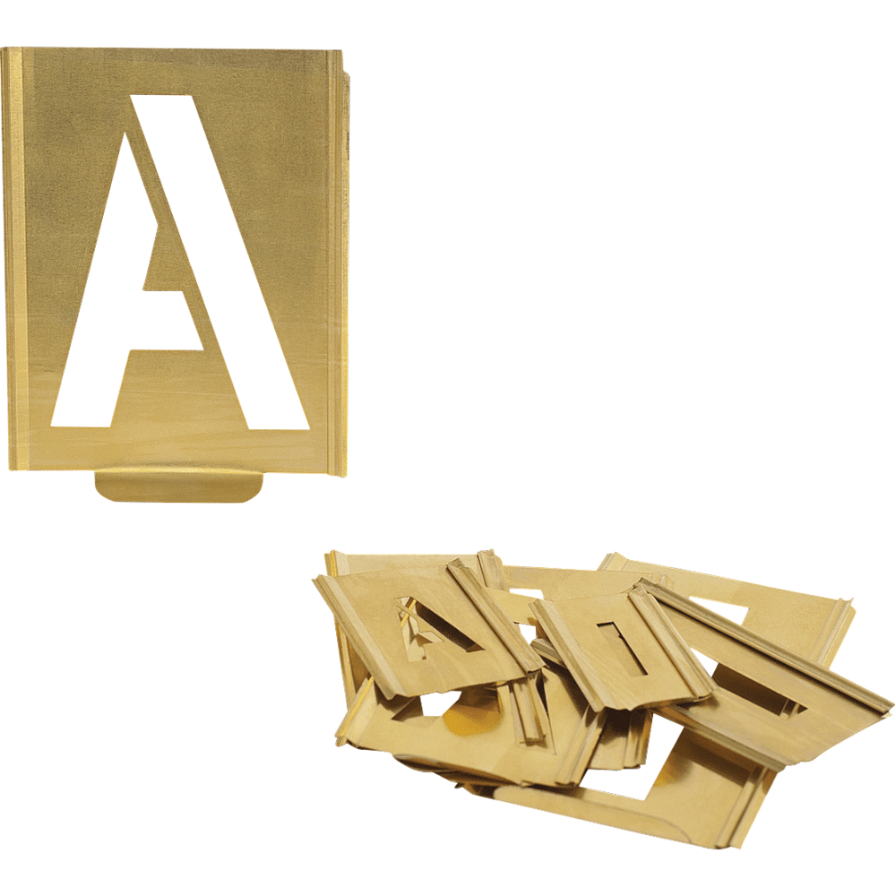 Signierschablone A-Z Schrifthöhe 50mm KUKKO