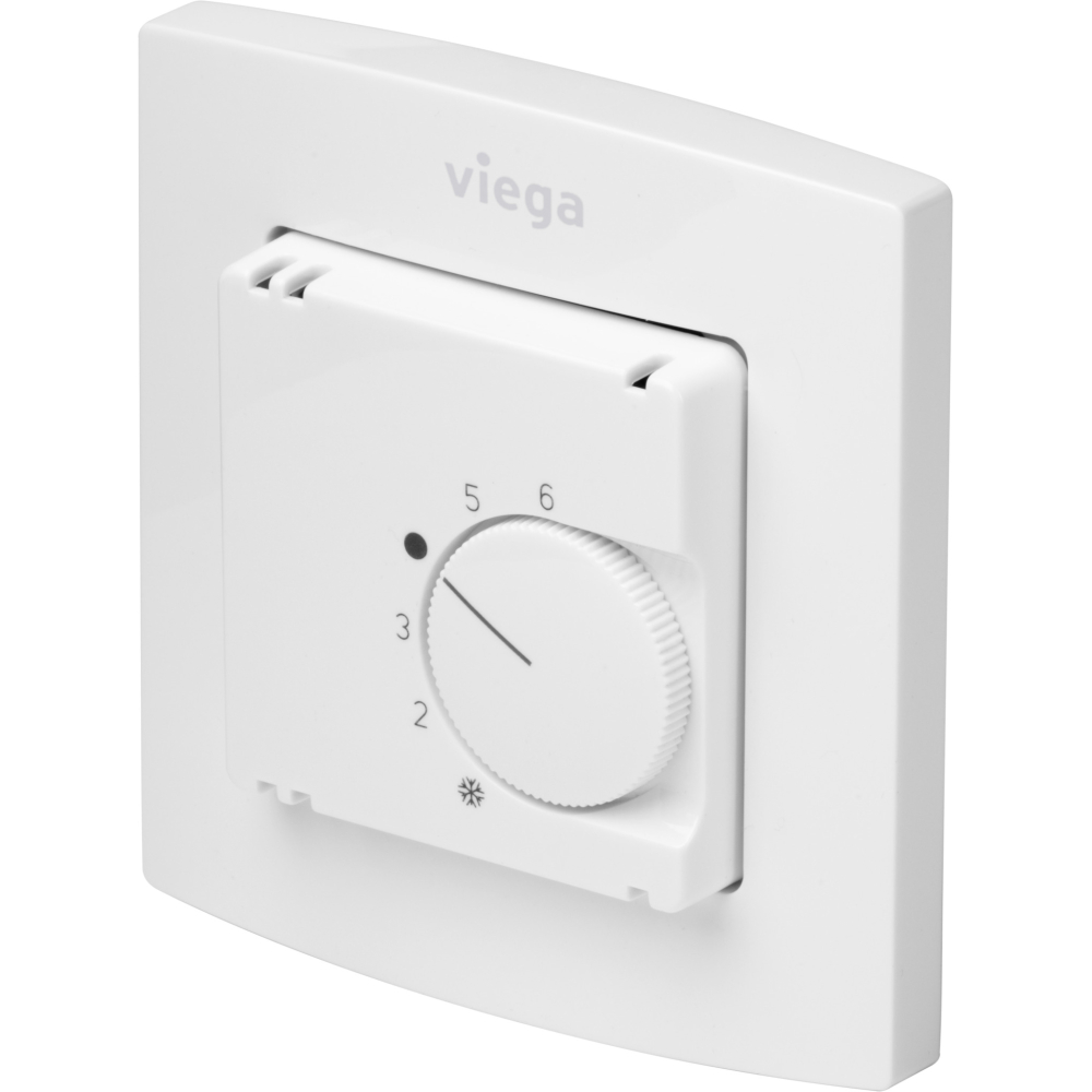 Viega UP-Raumtheromostat 1230.5 230V in verkehrsweiß