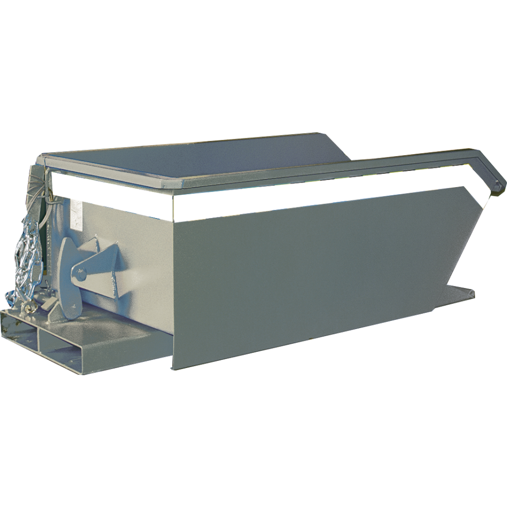 Kippbehäter MGU 460 lackiert grau RAL 7005