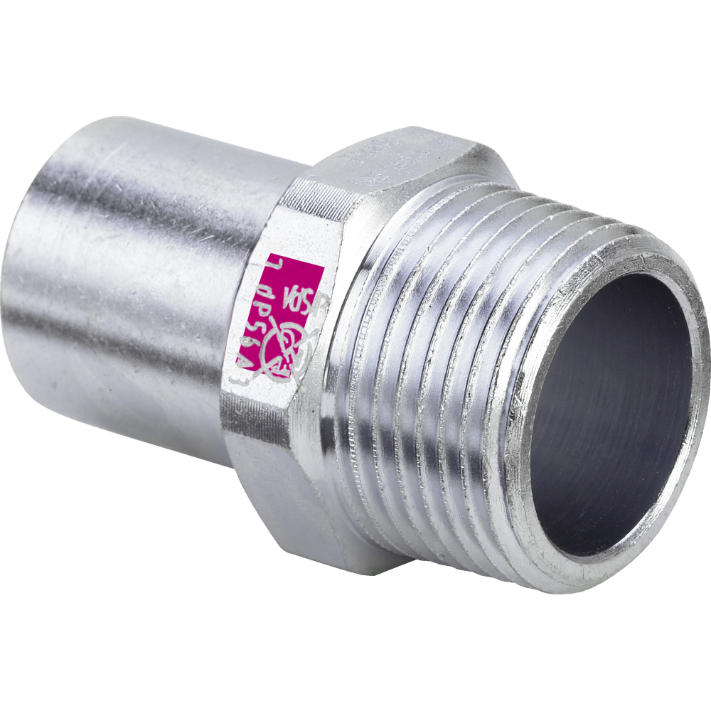 Viega Einsteckstück Prestabo 1111.1 in 22mm x R3/4 Stahl verzinkt