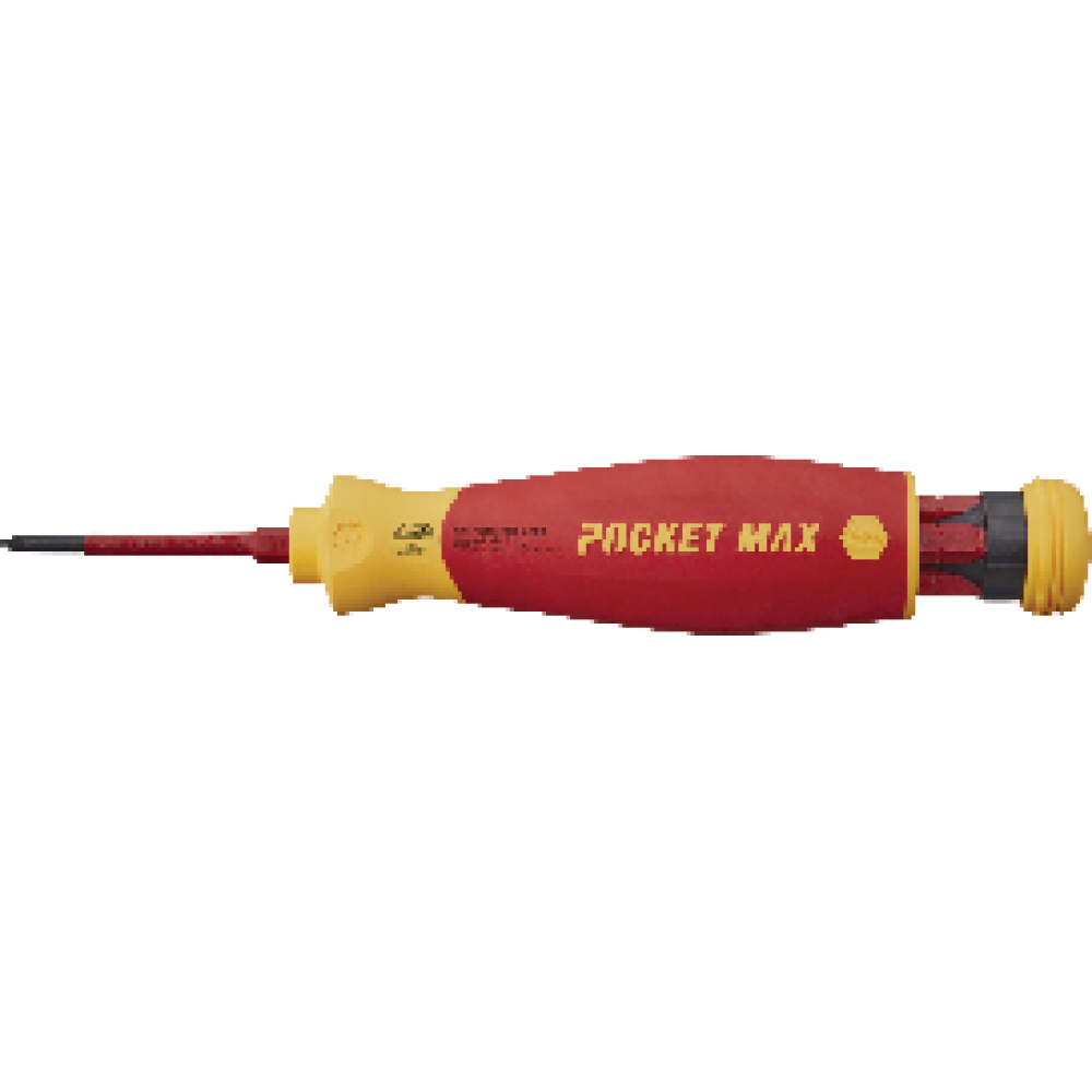 Wiha VDE-Schraubendreher mit Bit Magazin PocketMax® electric 4-teilig