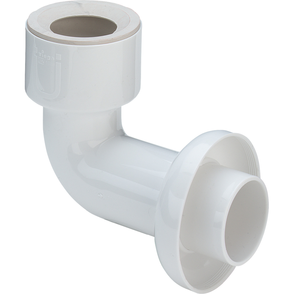 Viega Anschlussbogen 3228 in 50x50mm Kunststoff verchromt