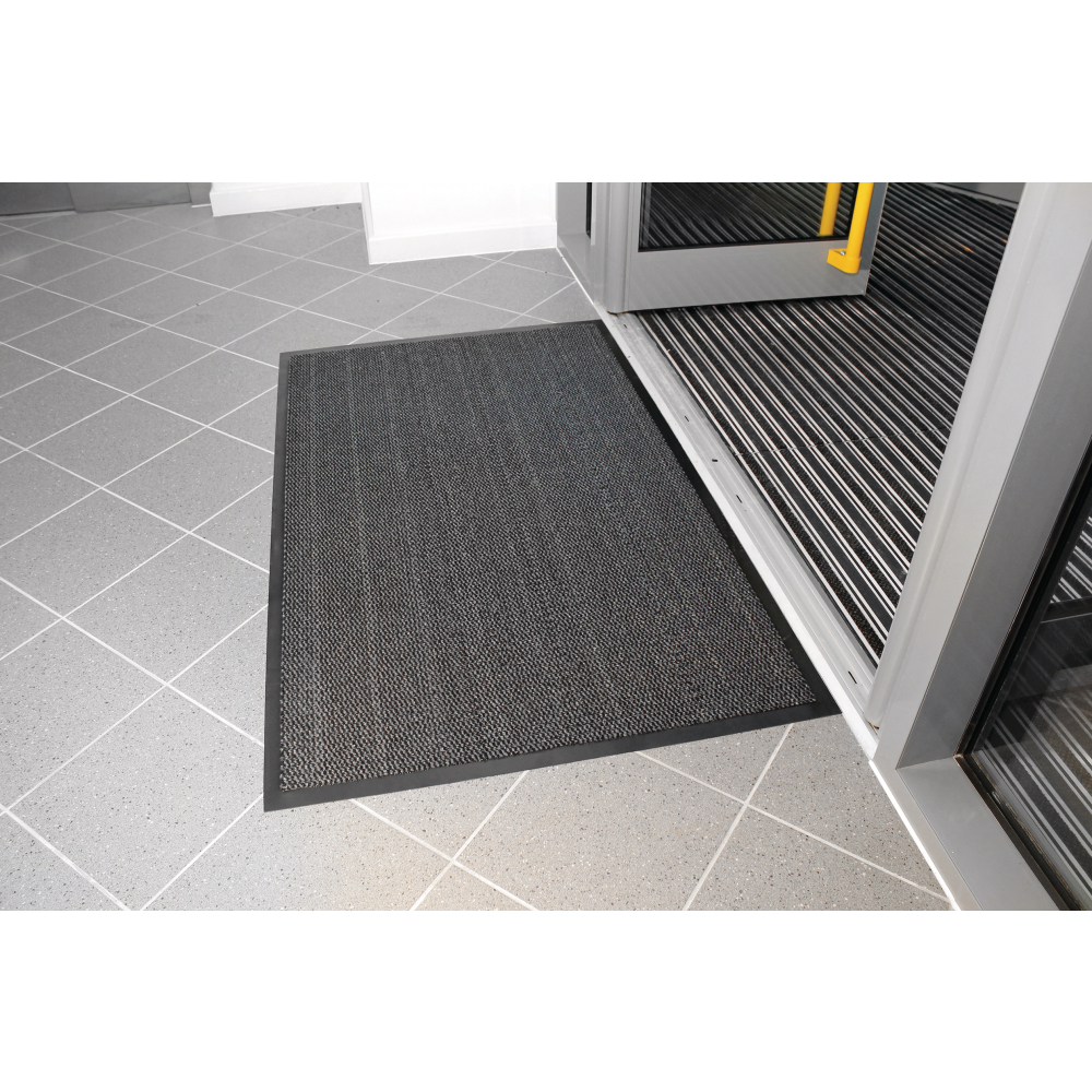 Vyna-Plush 0.9m x lfm., schwarz/rot