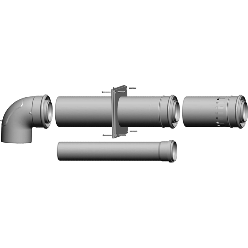 Wolf Anschluss-Set DN110/160 - B33 Steigleitung DN110, raumluftabhängig