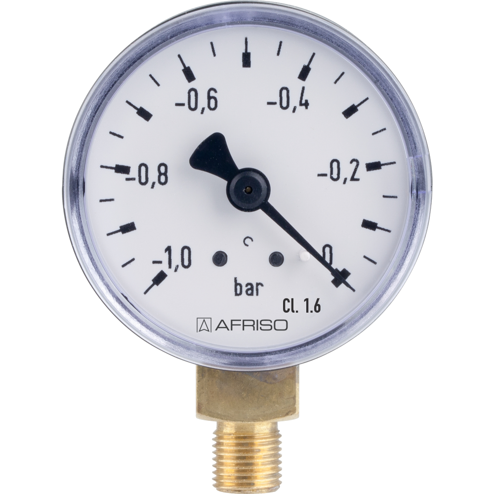 Manometer für Pumpenprüfset ohne Glyzerinfüllung