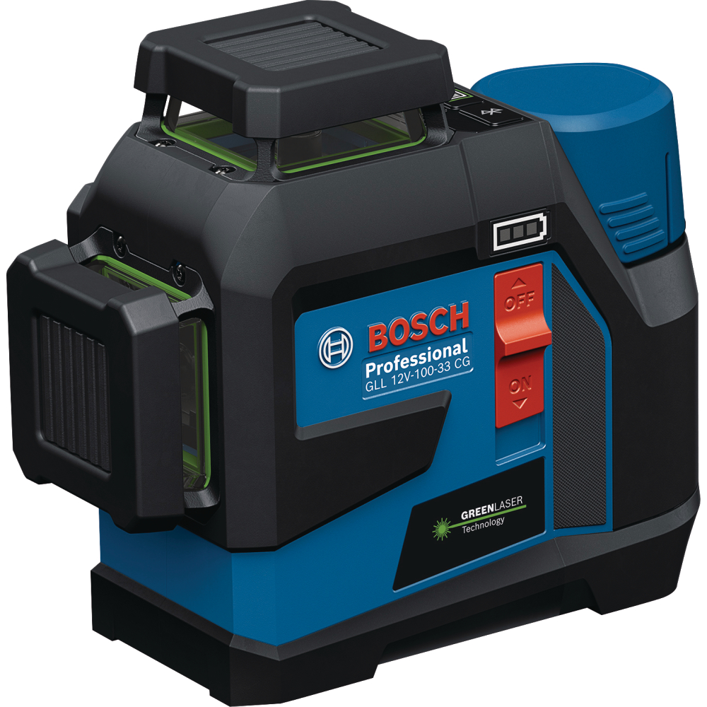 Bosch Linienlaser GLL 12V-100-33 CG 12V 2,0Ah