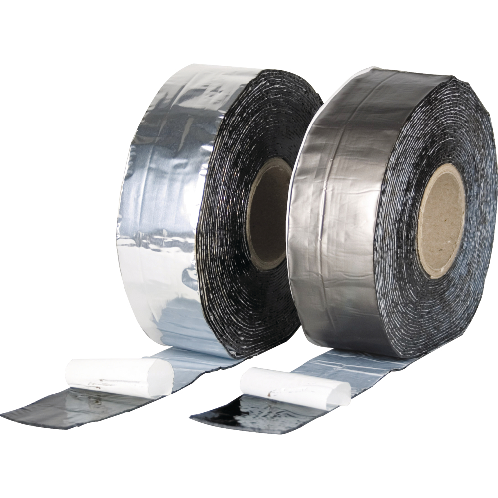 BT-Band bleifarben 75mm Rolle 10m