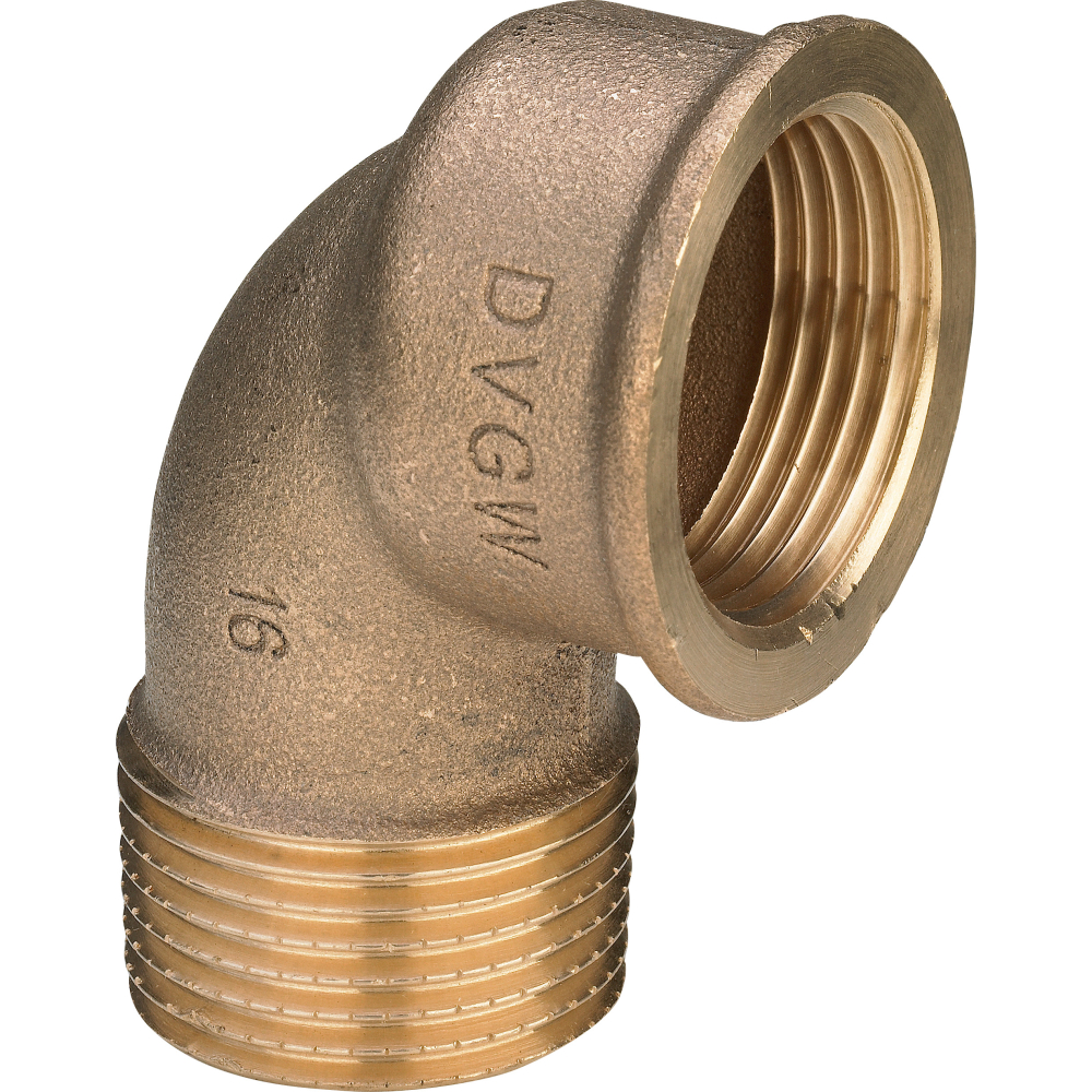 Viega Winkel 90 Grad 3092.1 in R1 x Rp1 Rotguss
