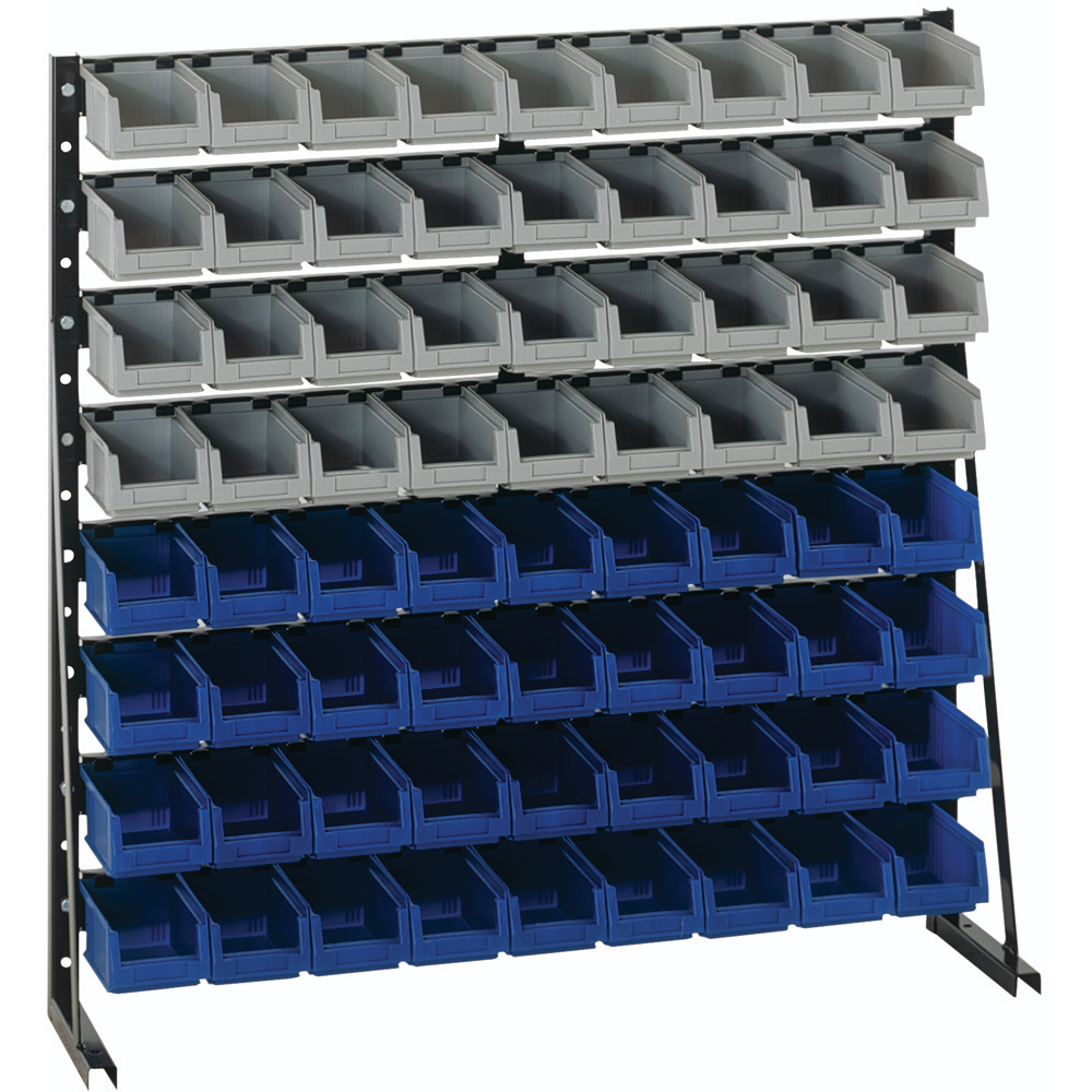 Norm-Regal-einseitig H1033xB1000 mm 72 Kästen
