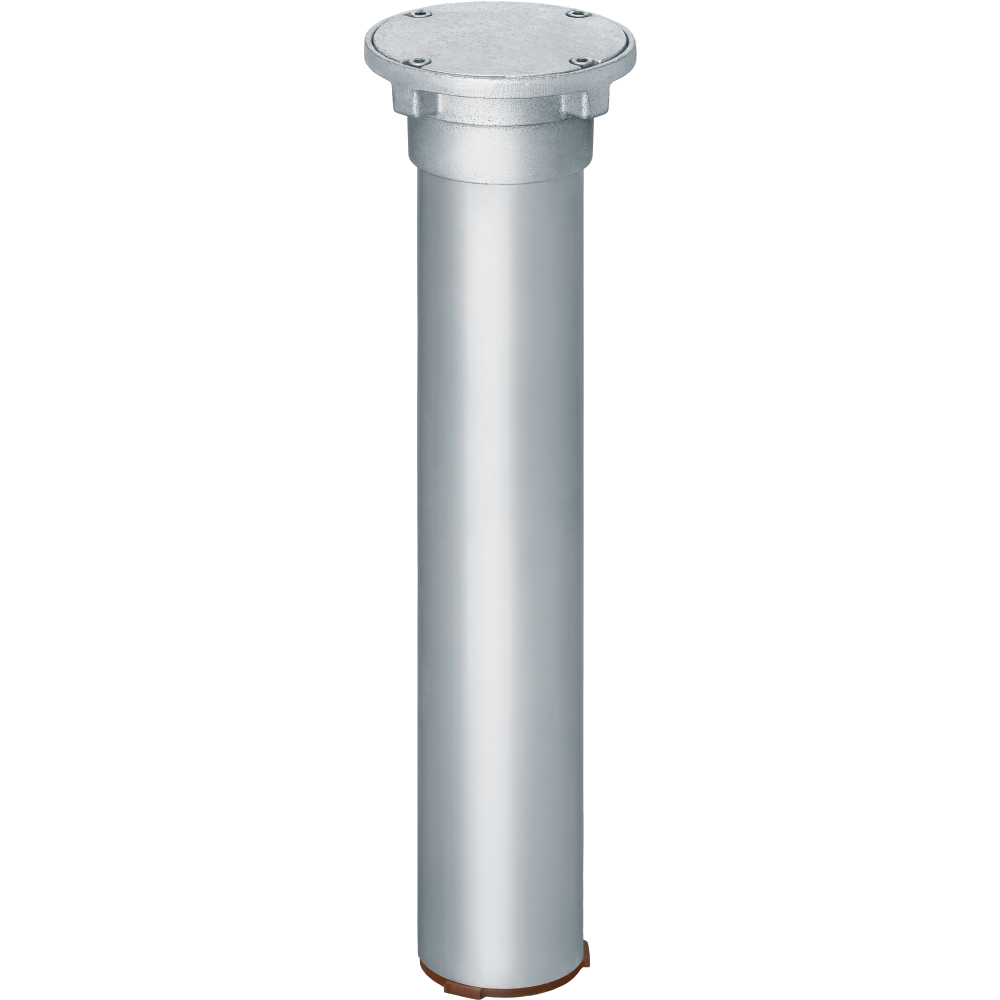 Bodenhalterung M 75 Alum. f.Fahnenmast Junior