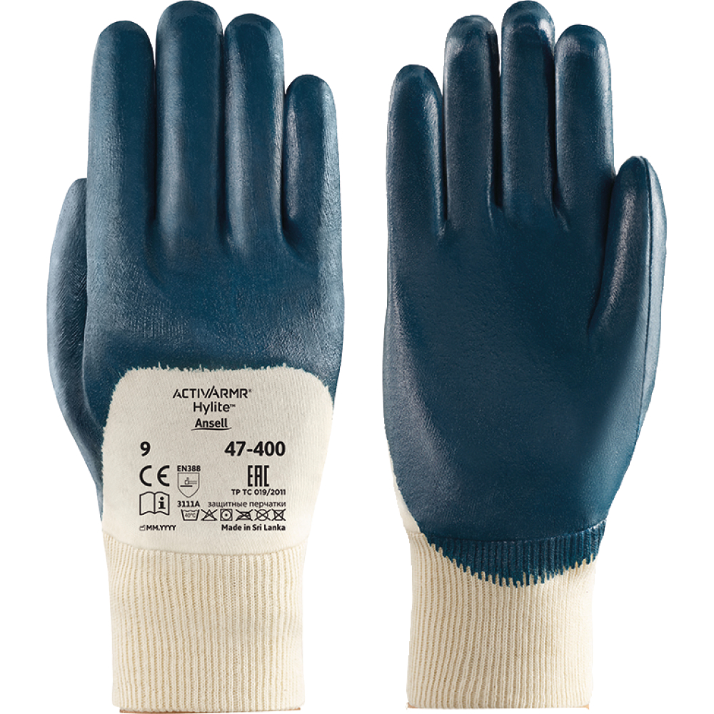 Ansell Arbeitshandschuhe ActivArmr® Hylite 47-400 blau Gr.10