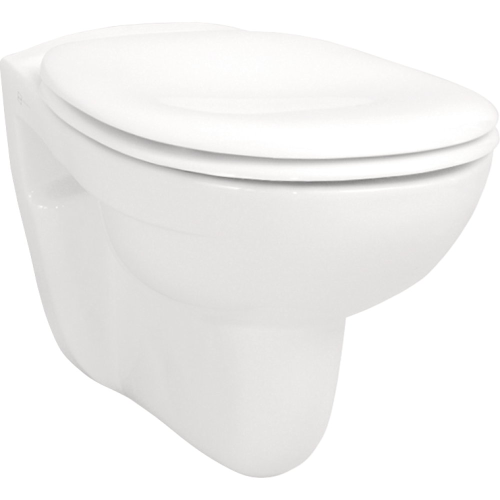 FORMAT Basic Wand-Flachspül-WC 35,5x52,5cm, weiß